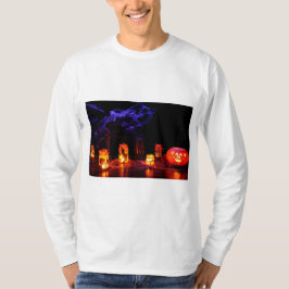 camiseta pesada de manga comprida