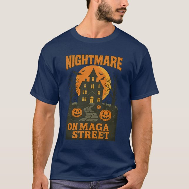 Camiseta Pesadelo na rua MAGA (Frente)