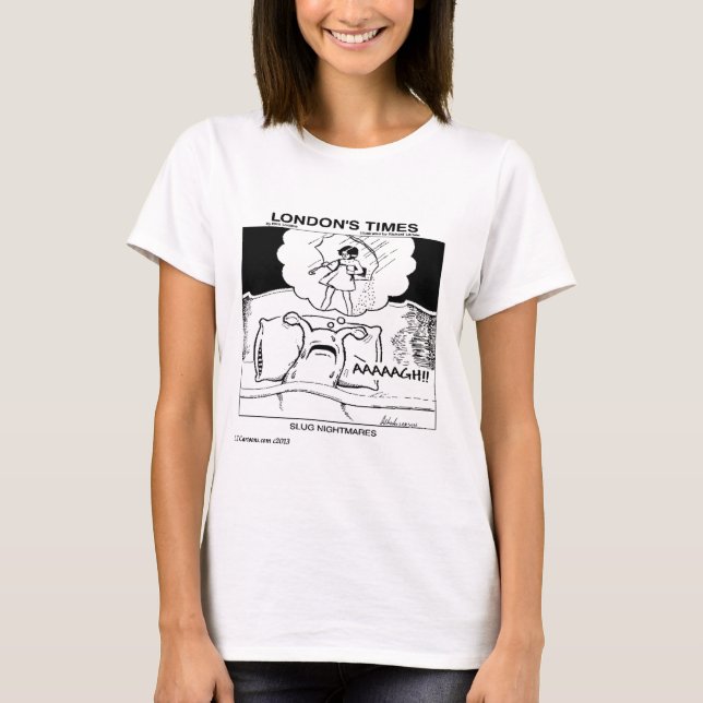 Camiseta Pesaradas de Lesmas Divertidas (Frente)