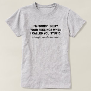 CAMISETA PESAROSO EU FERI SEUS SENTIMENTOS QUANDO CHAMADO