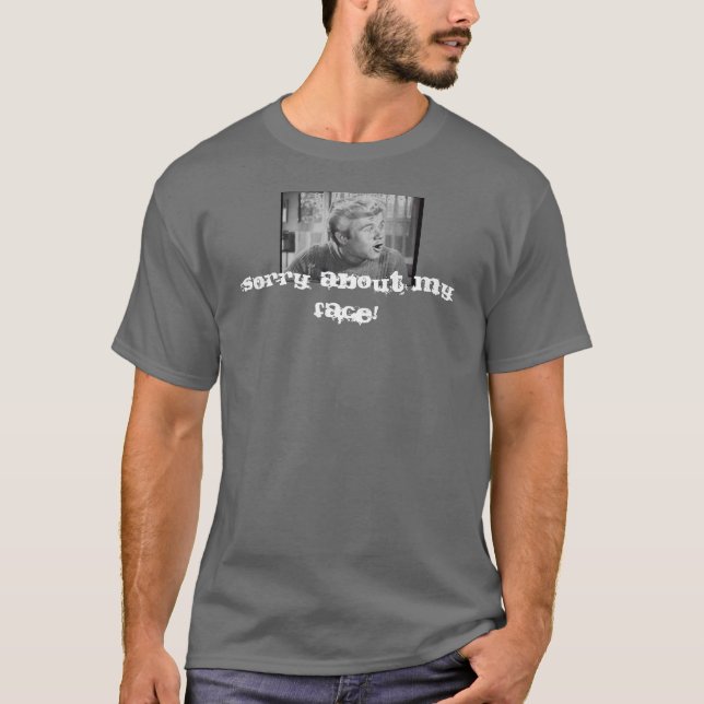 Camiseta Pesaroso sobre minha cara! (Frente)