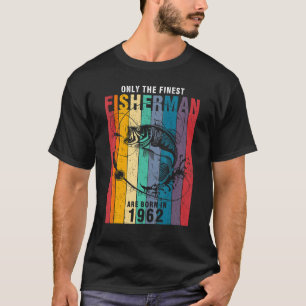 Camiseta Pesca 1962 60º aniversário 96 anos Pescadores