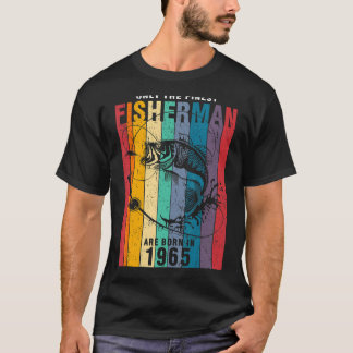 Camiseta Pesca 1965 57º aniversário 96 anos Pescadores