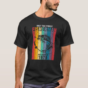 Camiseta Pesca 1979 43º aniversário 96 anos Pescadores