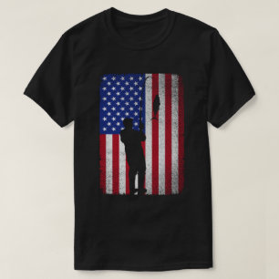 Camiseta Pesca 4 De Julho Dos Estados Unidos