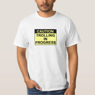 Camiseta Pesca à linha em andamento
