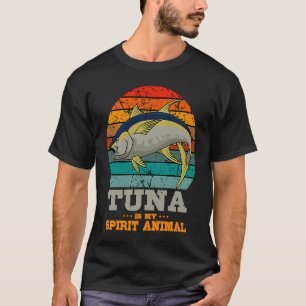 Camiseta Pesca Atum Retro Vintage Pescador Pescador Espírit