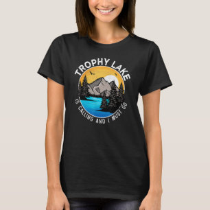 Camiseta Pesca Barco Acampamento Lago Vista Lago do Trofé