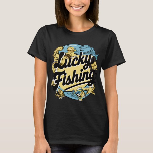 Camiseta Pesca bem-sucedida. (Frente)