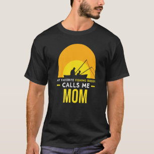 Camiseta Pesca Buddy Me Chama Mãe Peixe Viagem Amiga De Pei
