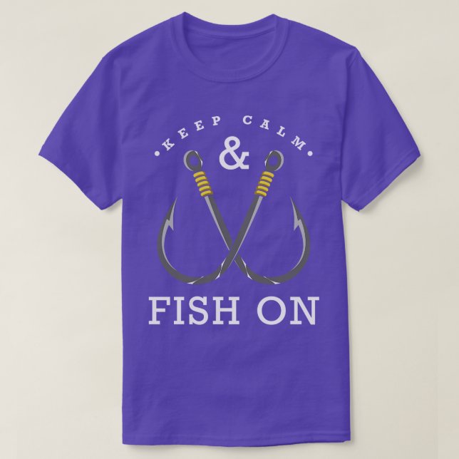 Camiseta Pesca com gancho de peixe (Frente do Design)