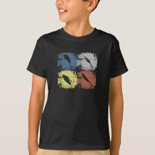 Camiseta Pesca com gancho Retro Vintage