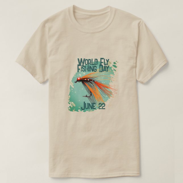 Camiseta Pesca com mosca (Frente do Design)