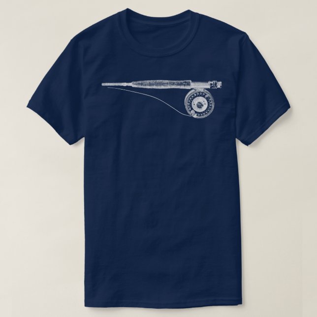 Camiseta Pesca com mosca 3 (Frente do Design)