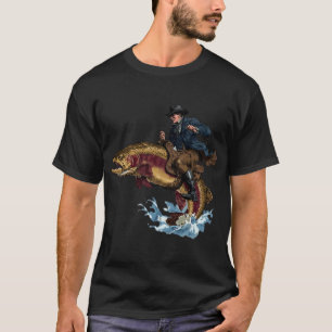 Camiseta Pesca com Mosca ao Pôr do Sol