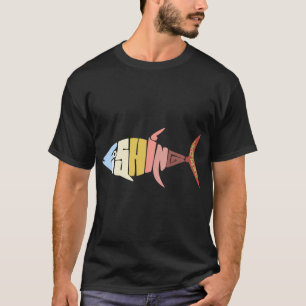 Camiseta Pesca com Mosca ao Pôr do Sol