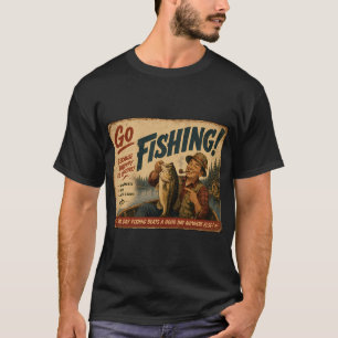 Camiseta Pesca com Mosca ao Pôr do Sol