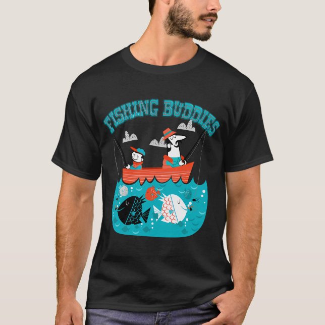 Camiseta Pesca com Mosca ao Pôr do Sol (Frente)