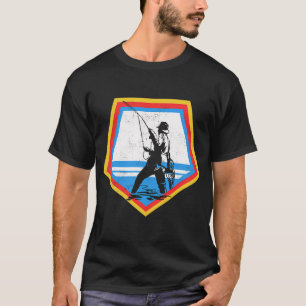 Camiseta Pesca com Mosca ao Pôr do Sol