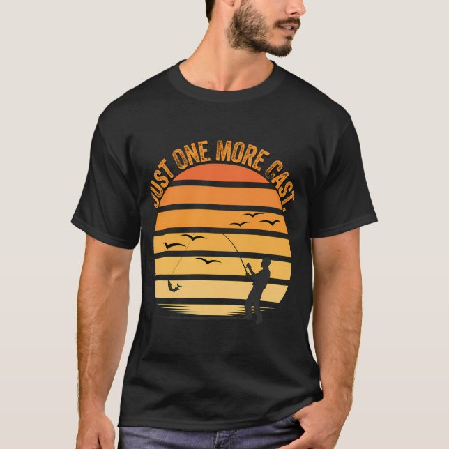 Camiseta Pesca com Mosca ao Pôr do Sol (Frente)