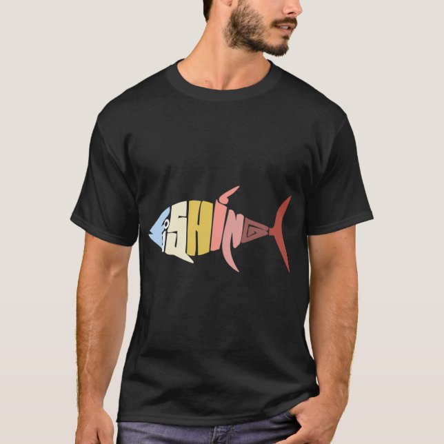 Camiseta Pesca com Mosca ao Pôr do Sol (Frente)