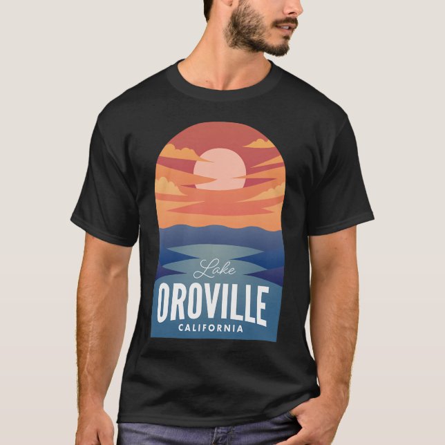 Camiseta Pesca com Mosca ao Pôr do Sol (Frente)