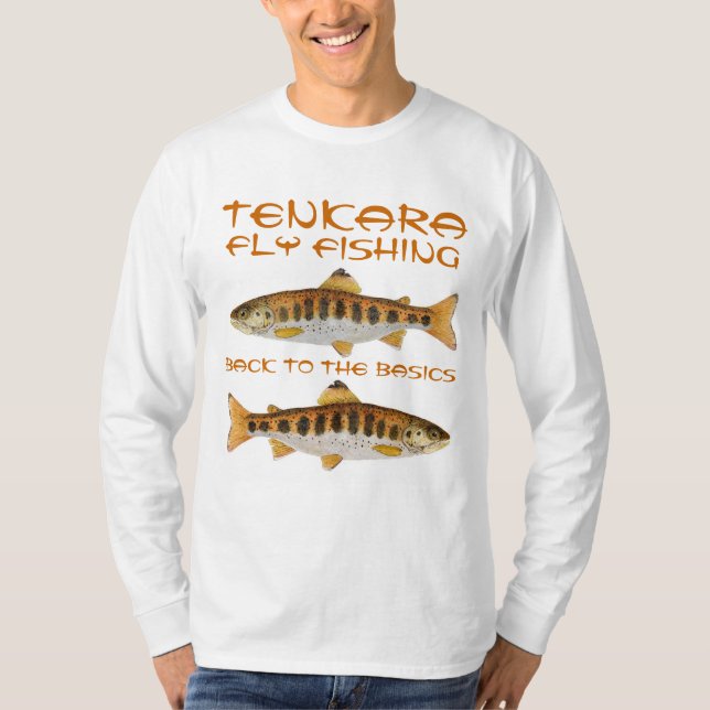 Camiseta Pesca com mosca de Tenkara (Frente)