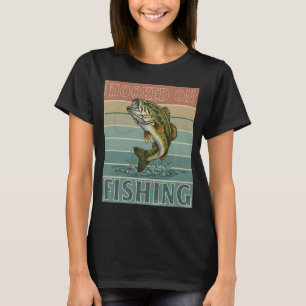 Camiseta Pesca com Mosca de Truta vintage retrô