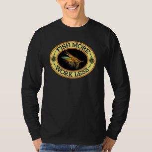 Camiseta Pesca com mosca do salmão