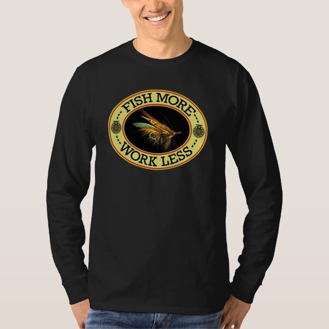 Camiseta Pesca com mosca do salmão (Frente)