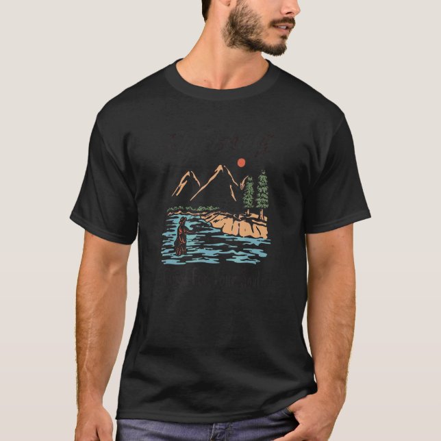 Camiseta Pesca com Mosca e Pescador com Mosca (Frente)