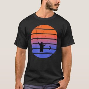 Camiseta Pesca com Mosca Pesca Peixe Mosca Artificial