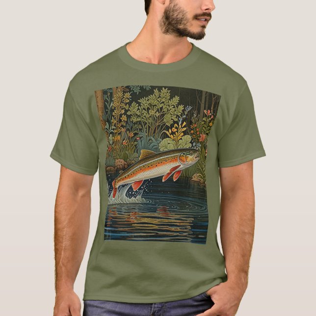 Camiseta Pesca com mosca russa (Frente)