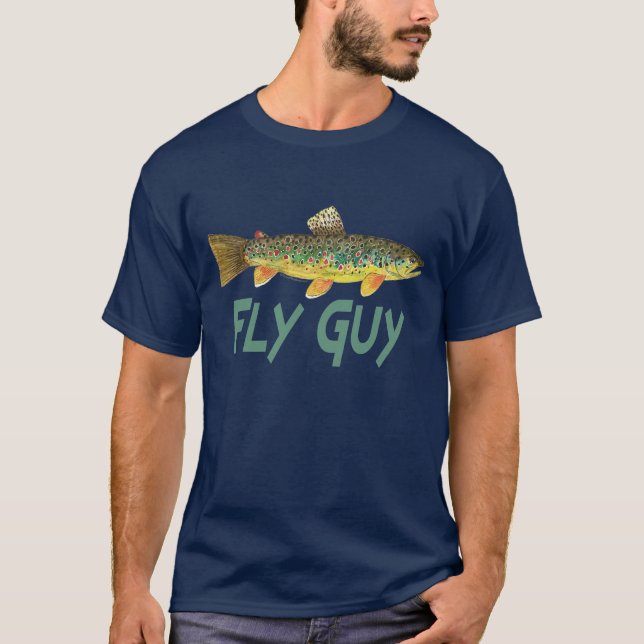 Camiseta Pesca com moscas (Frente)