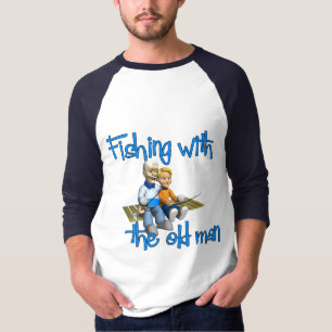 Camiseta Pesca com o ancião