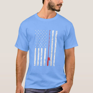 Camiseta Pesca com pavilhão americanoPesca com mangueira 69