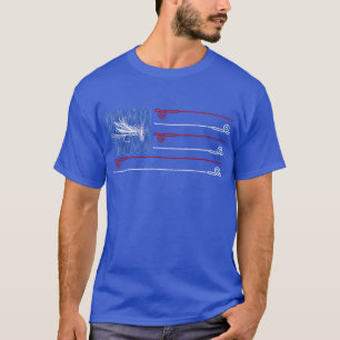 Camiseta Pesca Com Pavilhão De Voo 1071 