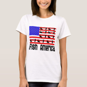 Camiseta Pesca com presentes na América do Peixe