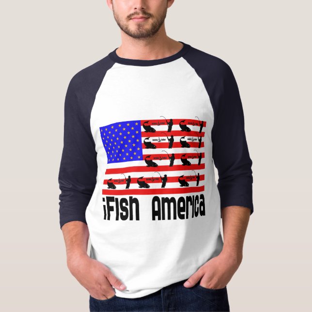 Camiseta Pesca com presentes na América do Peixe (Frente)