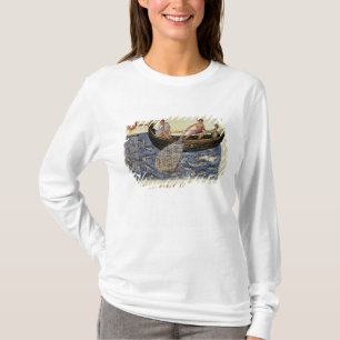 Camiseta Pesca com uma rede