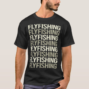 Camiseta Pesca com Voo de Texto Branco