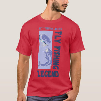 Camiseta Pesca da lenda Pesca do Anglês Pescador 281 
