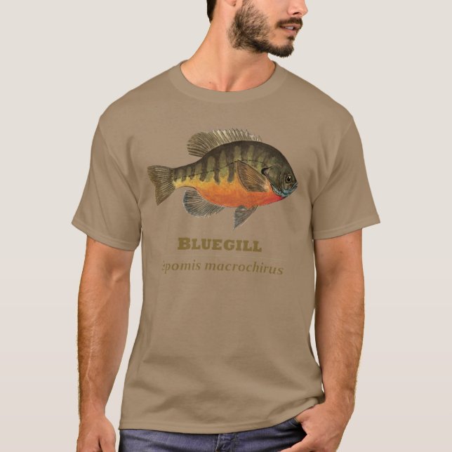 Camiseta Pesca da maré azul (Frente)