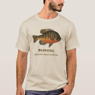 Camiseta Pesca da maré azul