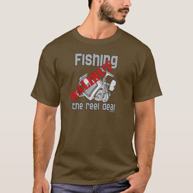 Camiseta Pesca De Alabote, Pesca De Enguias (Frente)