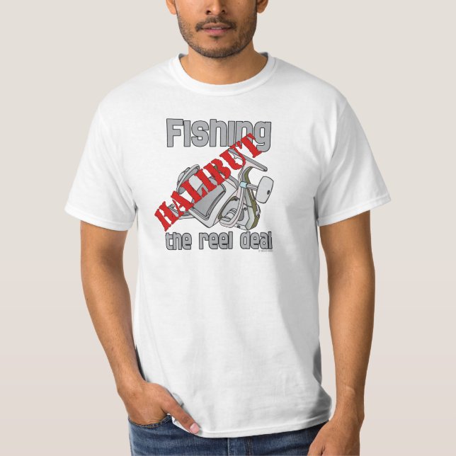 Camiseta Pesca De Alabote, Pesca De Enguias (Frente)