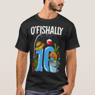 Camiseta Pesca de aniversário de 10 anos O'fishally 10 anos