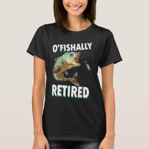 Camiseta Pesca de aposentadoria Ofisalmente Reformada 6