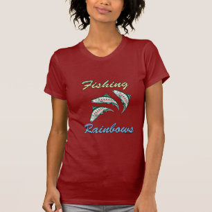 Camiseta Pesca De Arcos-Arco Pescar Truta Arco-Íris