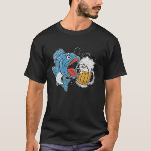 Camiseta Pesca de Bagre Bagre & Cerveja É Por Isso Que Esto